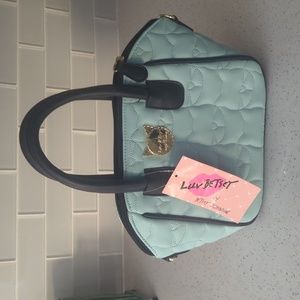 NWT Luv Betsey Johnson Mint Green Cat Mini Satchel